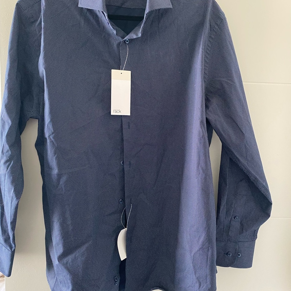 Nordstrom Men's Navy Dress Shirt